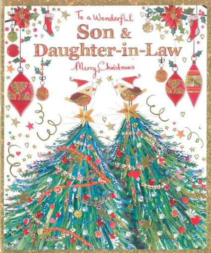 Picture of WONDERFUL SON & DAUGHTER IN LAW CARD
